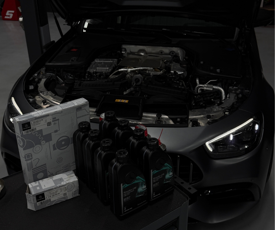 Servicebeurt bij PCC Mercedes E klasse