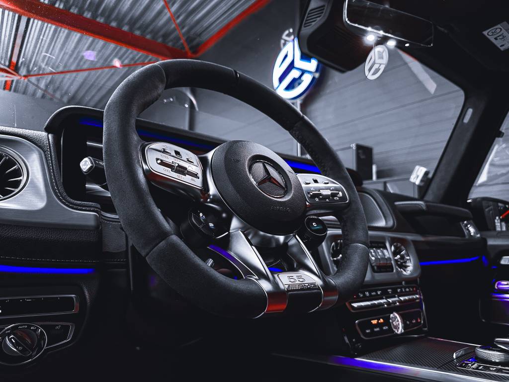 Custom stuur voor Mercedes