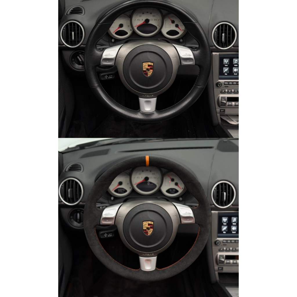 Porsche alcantara stuur op maat