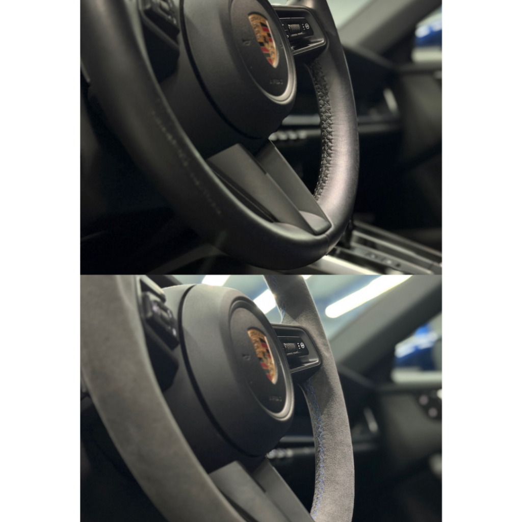 Porsche stuur bekleden